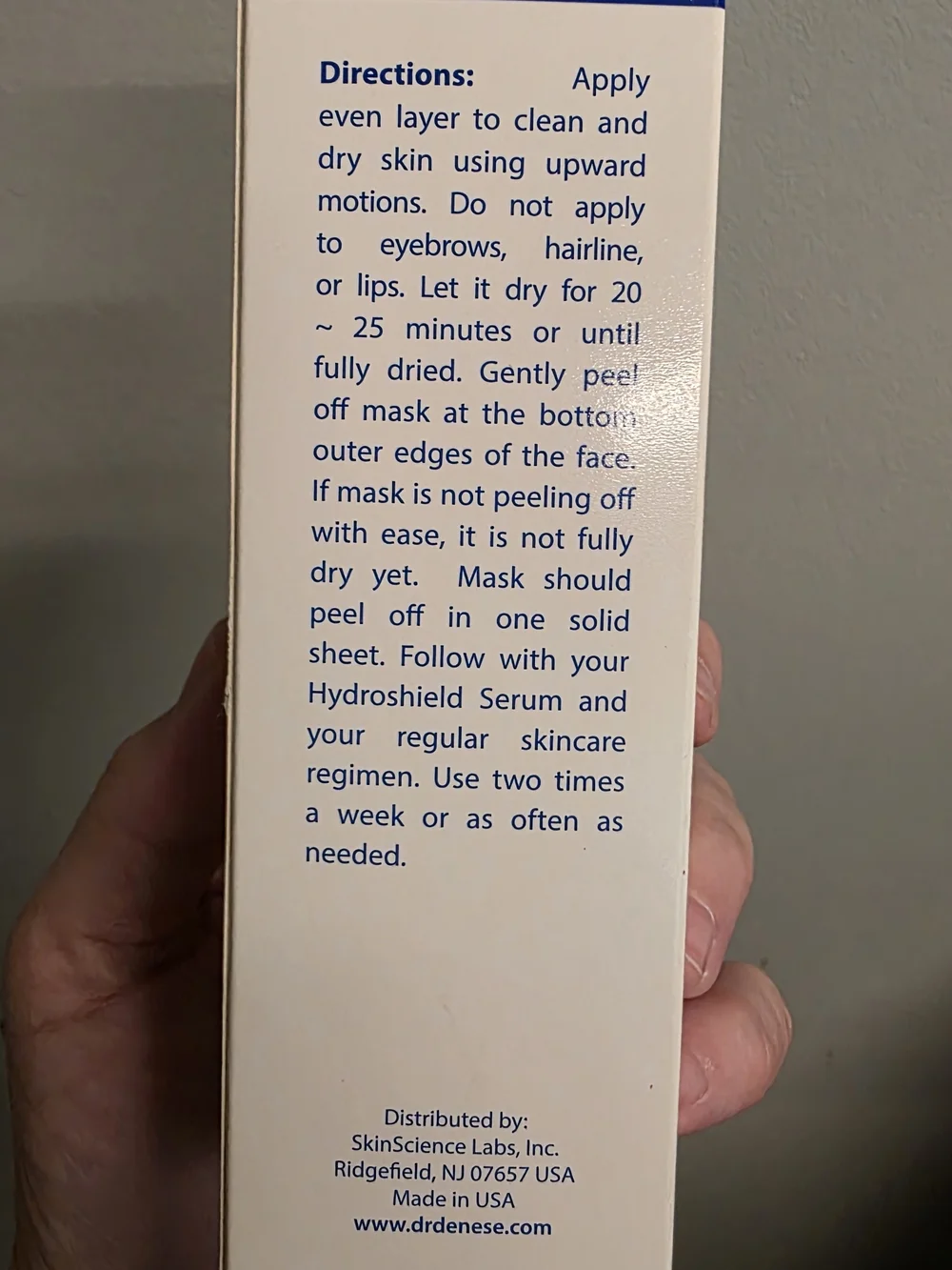 Dr. Denese Collagen Firming Peel Off Mask -